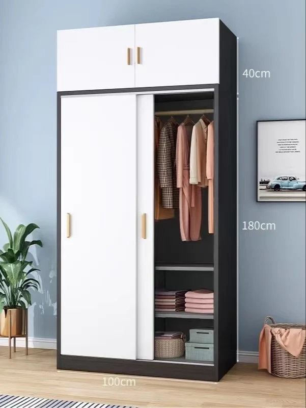 Bed Room Furniture Unique Modern Design Wood Wardrobe Cabinet Clothes Storage Organizer Large Wardrobe