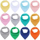 Baby Bibs Bib Bandana Cotton Custom Printing Baby Bandana Drool Bibs 100% Cotton Dental Bib Adjustable Baby Bibs