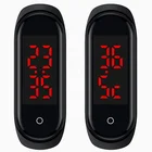 Watch Factory Direct Sale Led Screen Display Contact Charging Smart Bracelet Usb Charge Temperature Measure Watch