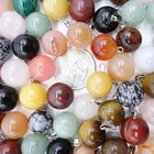 Stone Pendant Mixed Color Stone Ball Pendant Natural Crystal Stone Pendant