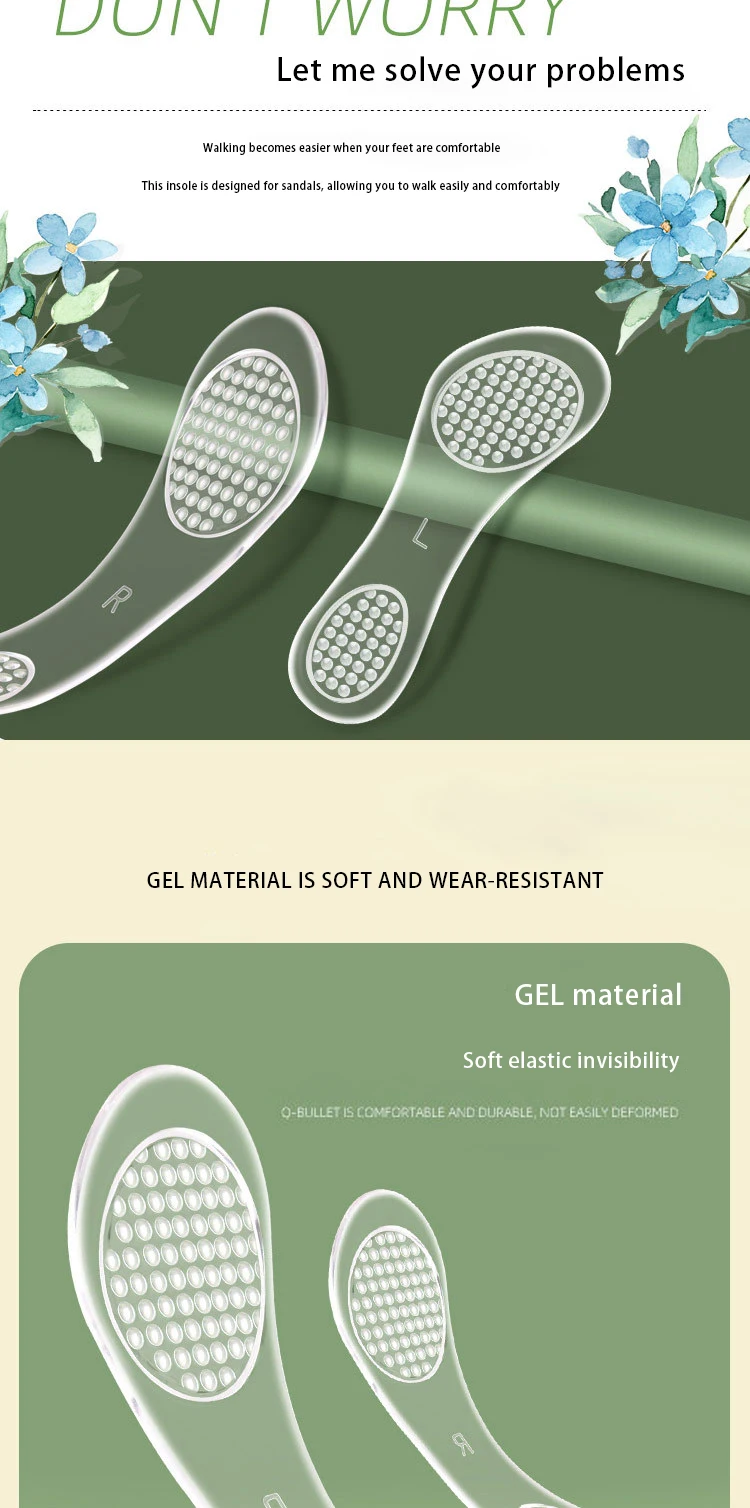 Gel High Heel Insoles Transparent Shock Absorbing Wholesale Gel High Heel Insoles Transparent Shock Absorbing Wholesale
