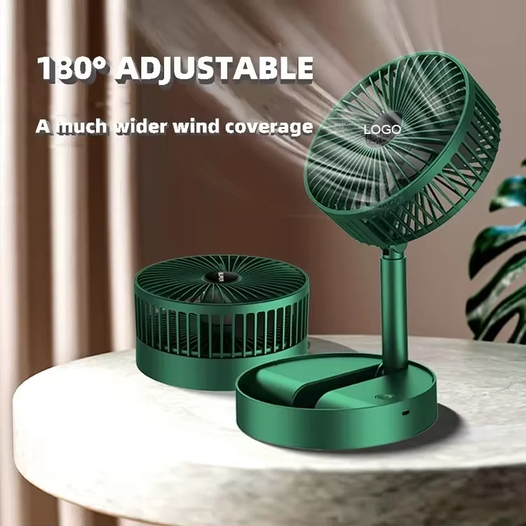 Folding Floor Standing Fan, USB, Portable - detail 6