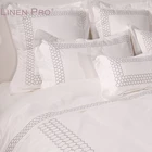 Bedding Luxury 5 Star White Hotel Bedding Set 100% Cotton With Embroidery Hive Style
