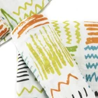 Infant Organic Bamboo Cotton Infant Muslin Swaddle Blanket Custom Printed Bamboo Swaddle Wrap
