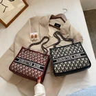 Woman Women Handbag Women 2021 Newest Trendy Ladies Denim Leather Letter Tote Handbag Woman Handbag