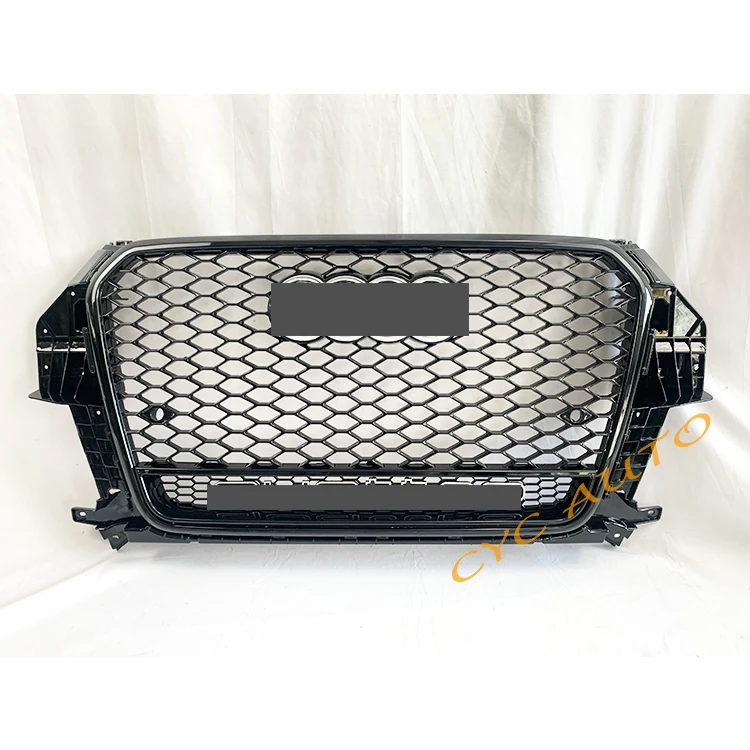 For Audi Q3 Grille Front Bumper Mesh Replacement Q3 Grille With Bottom