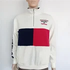 Zipper High Quality Zipper Contrast Color Sweatshirt Casual Hoodies Men