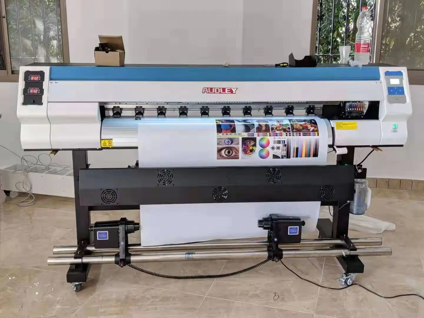 Audley 1 6m Xp600 I3200 Dx5 Eco Solvent Printer For Pvc Tarpaulin