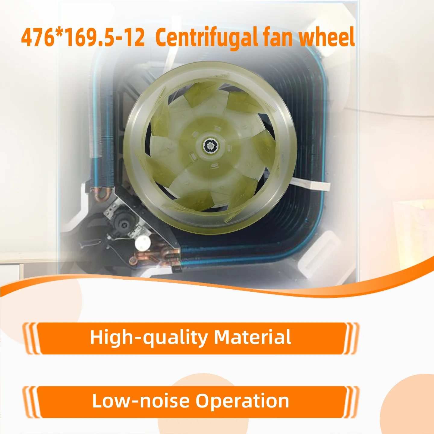 Centrifugal Blower, 476x169.5x12, Electric, Plastic - detail 14