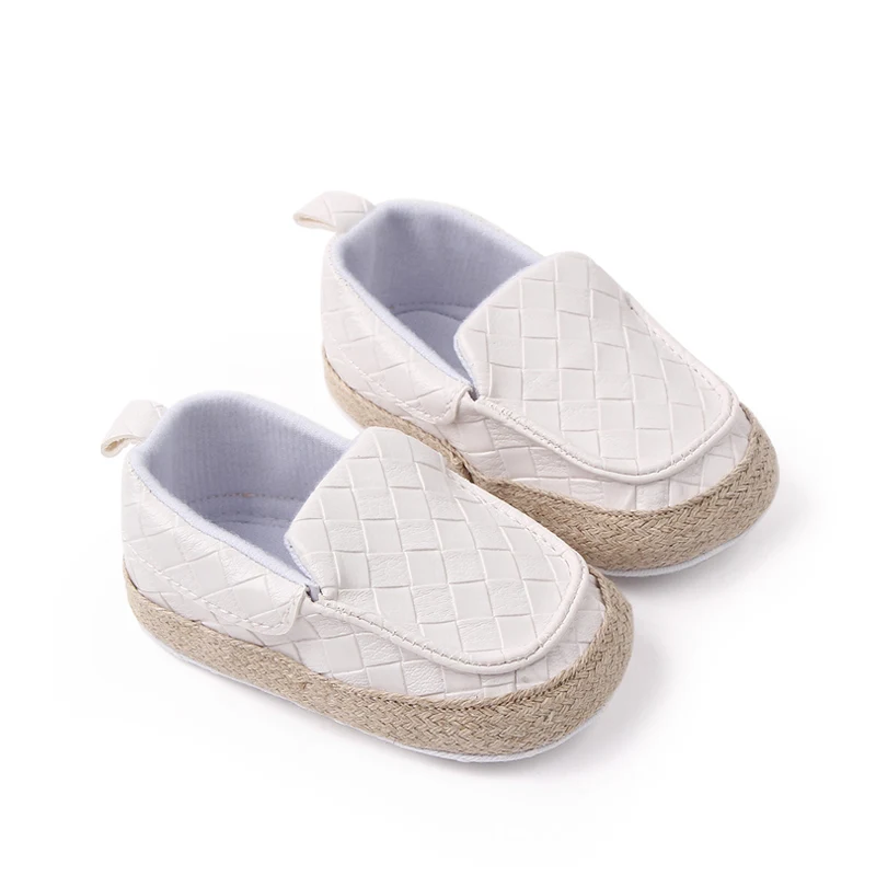 Infants Solid Color Diamond Check Soft Soled Non-slip Baby Breathable Toddler Shoes supplier