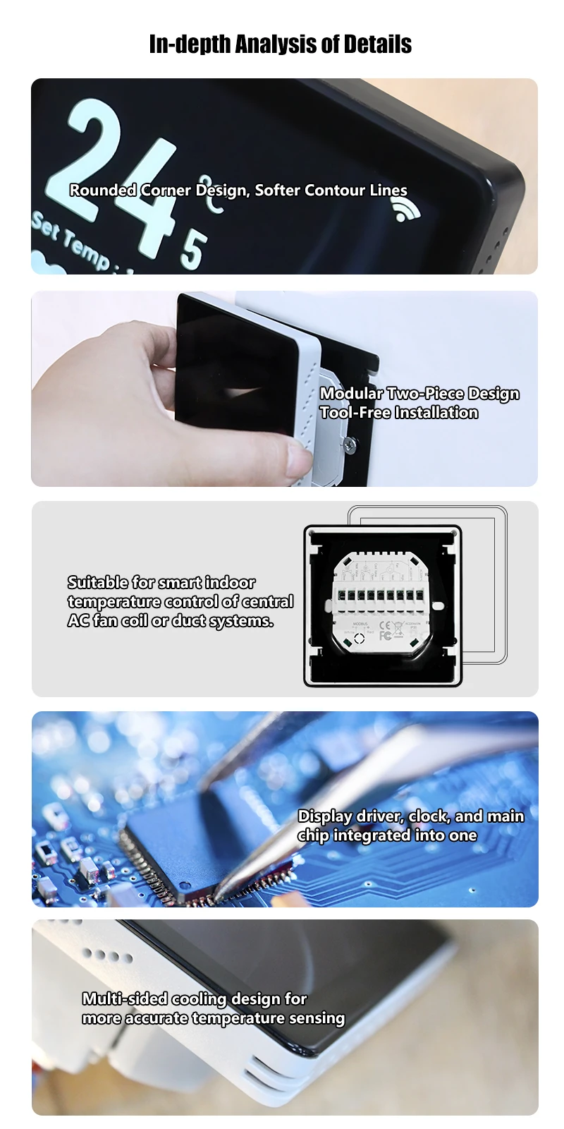 Fan Coil Unit, BAC-2005, TFT, APP, 6H - detail 16