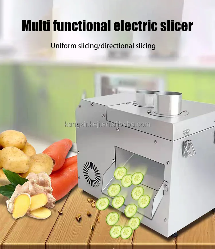 Multifunction Melon Fruit Lotus Root Tomato Slicing Machine 220v