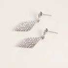 Diamond Earrings Diamond Factory Direct Supply Luxury Women Jewelry Diamond Drop Style Crystal Stud Earrings