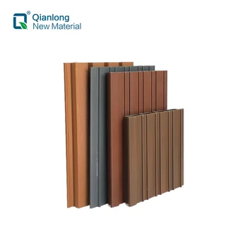 High quality Waterproof Co-extruded WPC Wall Covering easy install 3D Wall Panel Hotel Style Fluted WPC Wall Panel