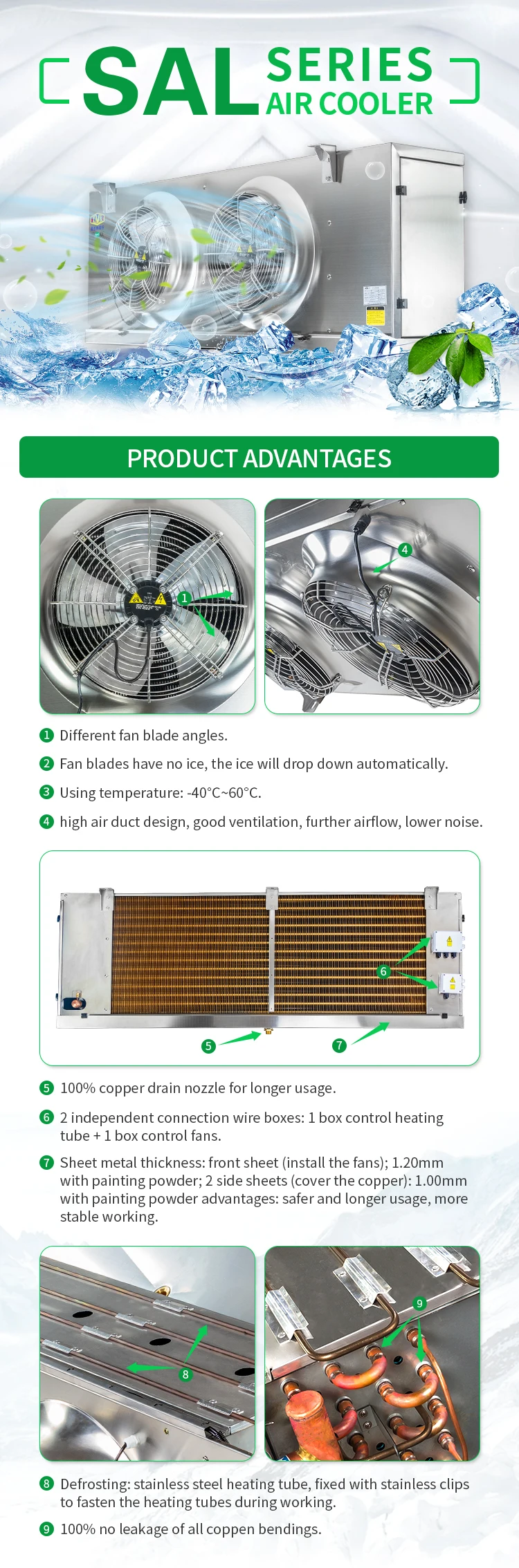 Evaporative Air Cooler, 5.3KW - detail 10