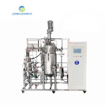 Microorganismos planta bioreactor jar bioscience equipment fermenter fermentation vessel for microbial fermentation