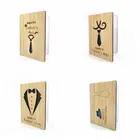 Gift Wooden Greeting Cards Amazon Hot Sale Wood Father's Day Decorations Wood Greeting Card For Father's Day Gift