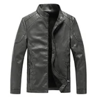 Leather Jackets Jacket Wholesale Plush Leather Custom Mens Windproof Jackets Motorcycle Jacket Leather