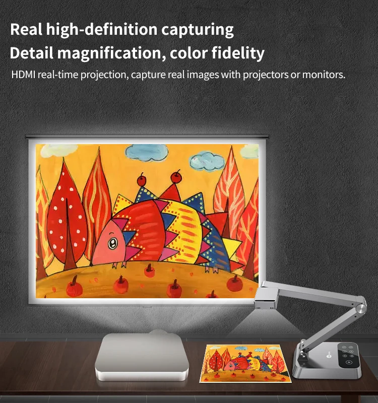 A3 Desktop Visual Presenter Visualizer Projector Book Scanner