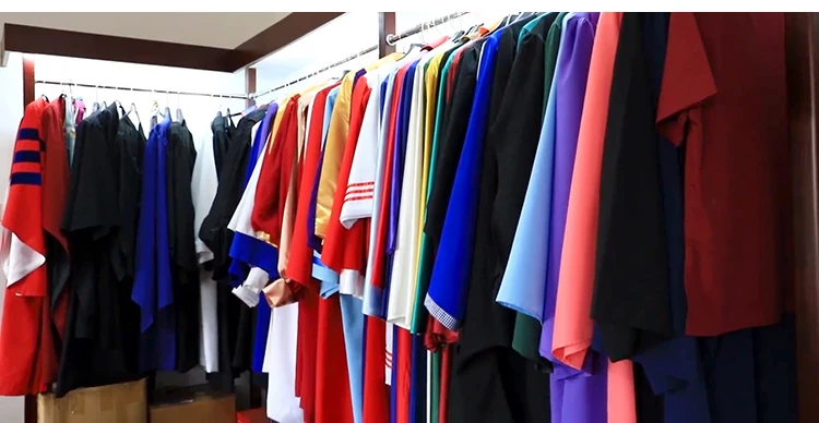 Custom Matte Fluting Aria Church Choir Robes with Adjustable Tunic-like Decoration details