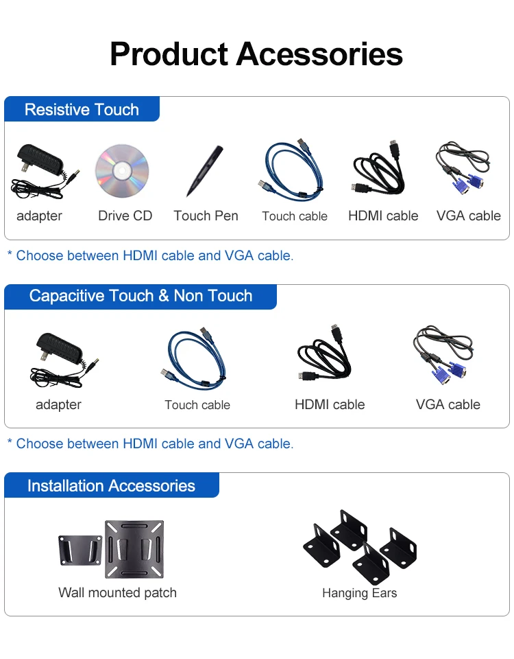 15.6 Inch Waterproof Industrial Monitor HD VGA BNC Capacitive PCAP USB 1366*768 1920*1080 TFT Display Aluminum Touch Screen