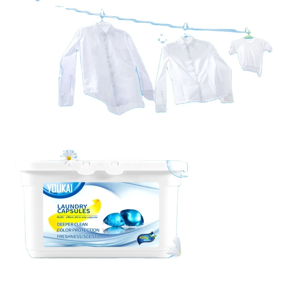 Customized 3 in 1 Clothes Washing Apparel Detergent Pods Liquid Laundry Soap Capsules
