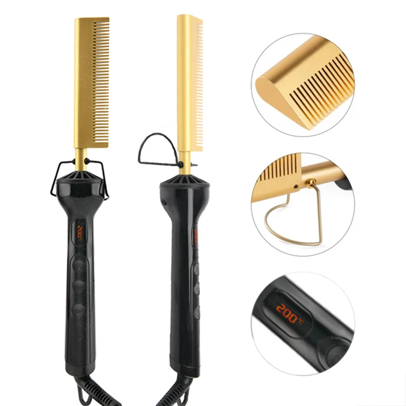 Titanium hot comb Outlet