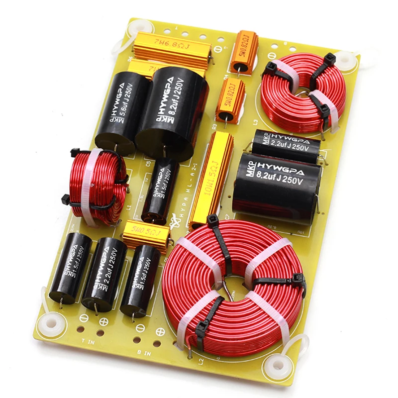 2 Way Hifi Audio Treble Bass 2 Units Crossover Speaker Frequency ...