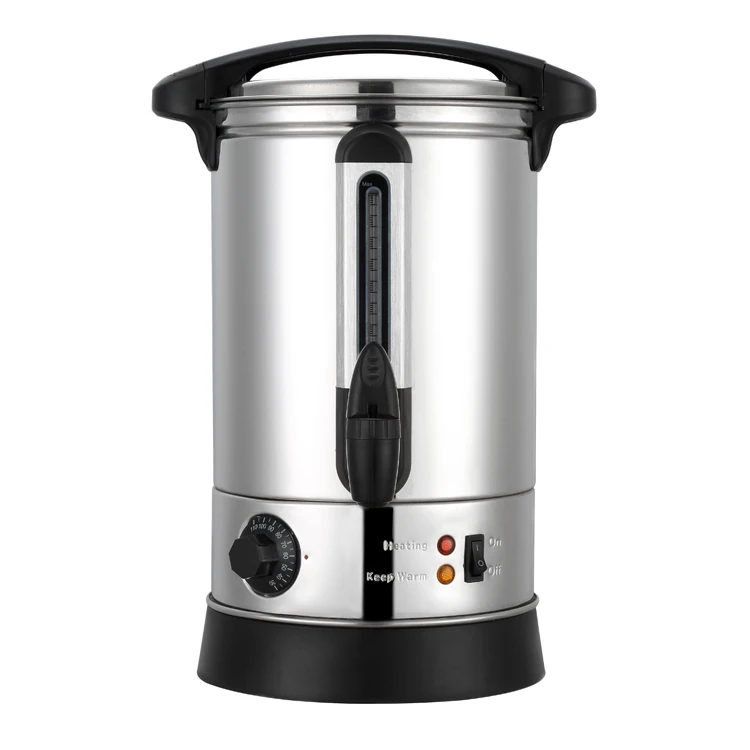 Stainless Steel Commercial 9L Tea Urn Catering Hot Water Boiler Coffee 