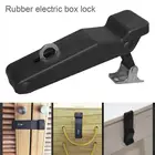Rubber Latches Latch XK710-2G Rubber Flexible Black Soft Draw Latches With Hole Flexible Draw Latch LB88