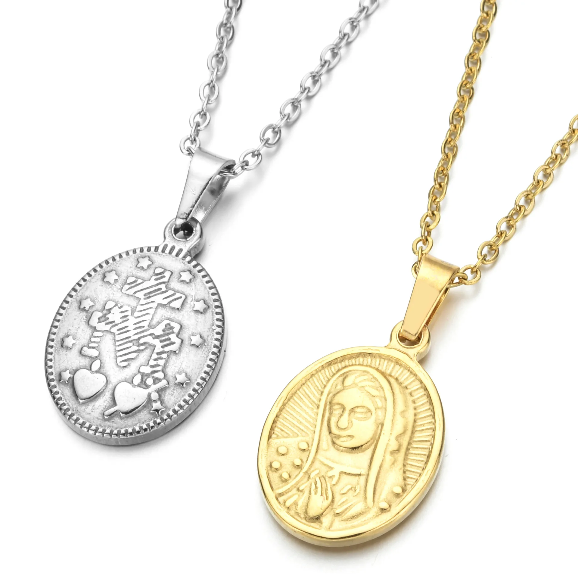 18k Gold Religious Belief Jewelry 
