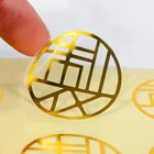 Logo Self-Adhesive High Quality Vinyl Transparent Clear Foil Stickers Custom Logo Printing