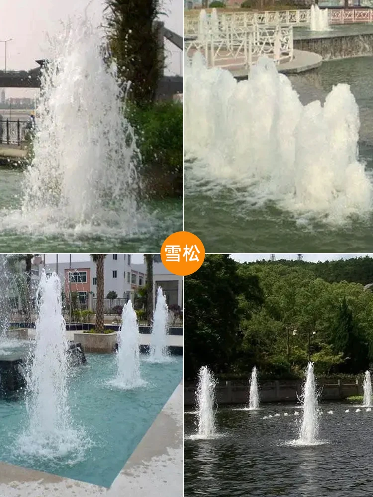 Modern Outdoor Stainless Water Pool Fountain Nozzle Decorative Stone Garden Product for Dancing and Musical Garden Decor factory