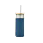 Best Selling Quality Drink Cups Food Grade Silicone Bottle Eco Friendly Glass Cup With Straw