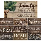 Wooden Wooden Sign Home Art Wooden Wall Signs Family Plaque Wood Sign Home Wall Decoration