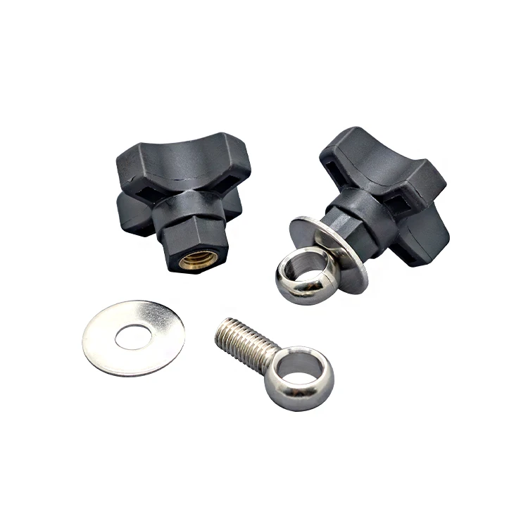 Star Shaped Nut Tightening Head Lifting Ring Reinforcement PA Conveying Accessories Assembly Line Guardrail Bracket Star Shaped manufacture