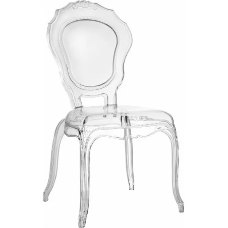 acrylic throne chair