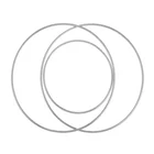 Hoop Decoration China Metal Crafts Manufacturer Custom Silver-plated Metal Hoop Home Decoration Crafts