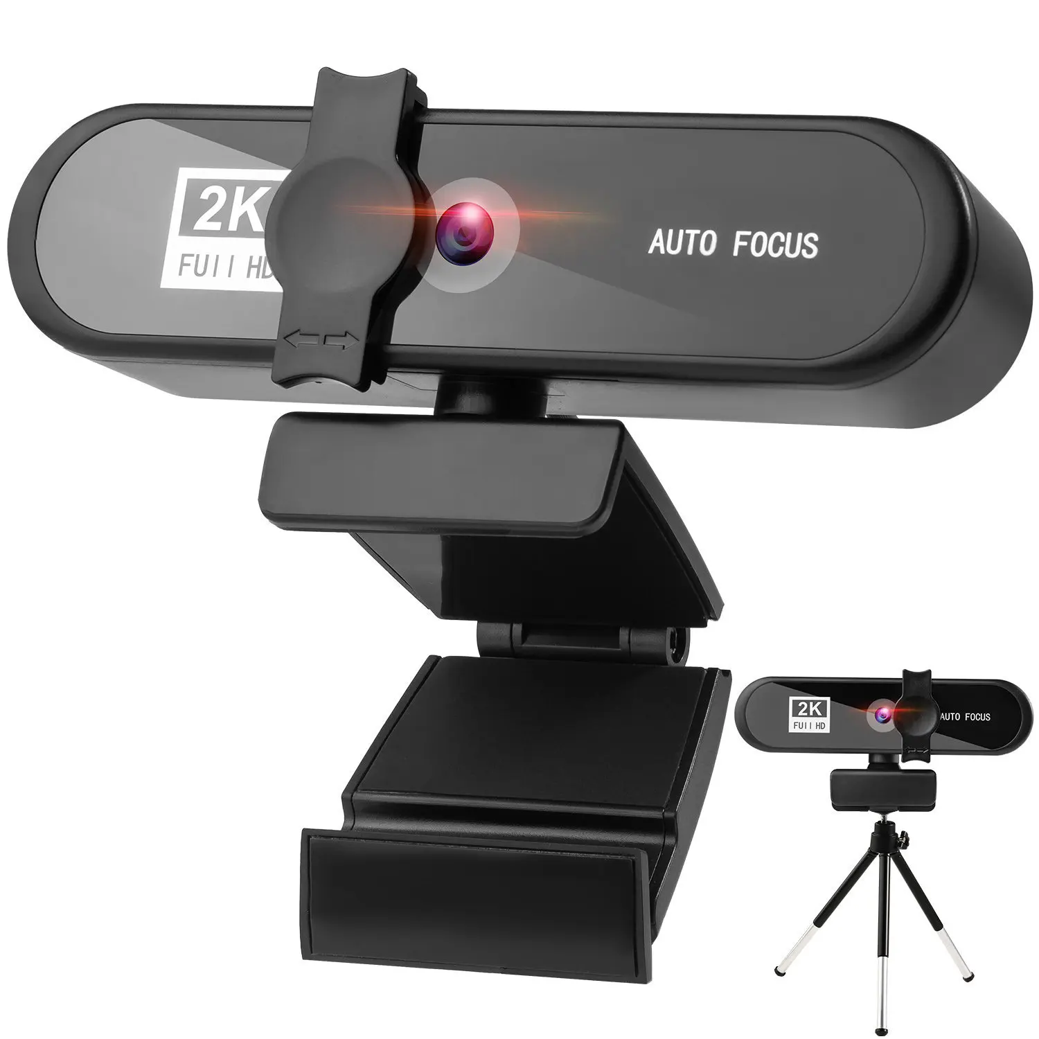 2K Full HD Webcam with Microphone for Desktop USB PC Web Camera 5MP Streaming Webcam