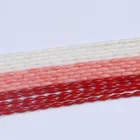 Orange Beads Coral Red Pink Orange Color Loose Beads Coral Strand
