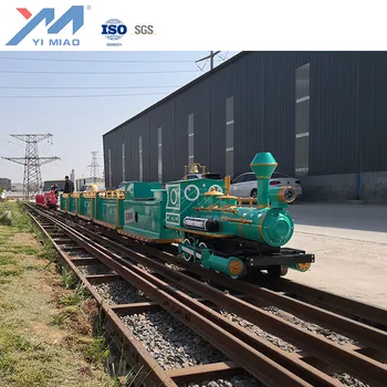 Scenic rail riding hanging small train amusement equipment outdoor electric climbing rail sightseeing train can sit people proje