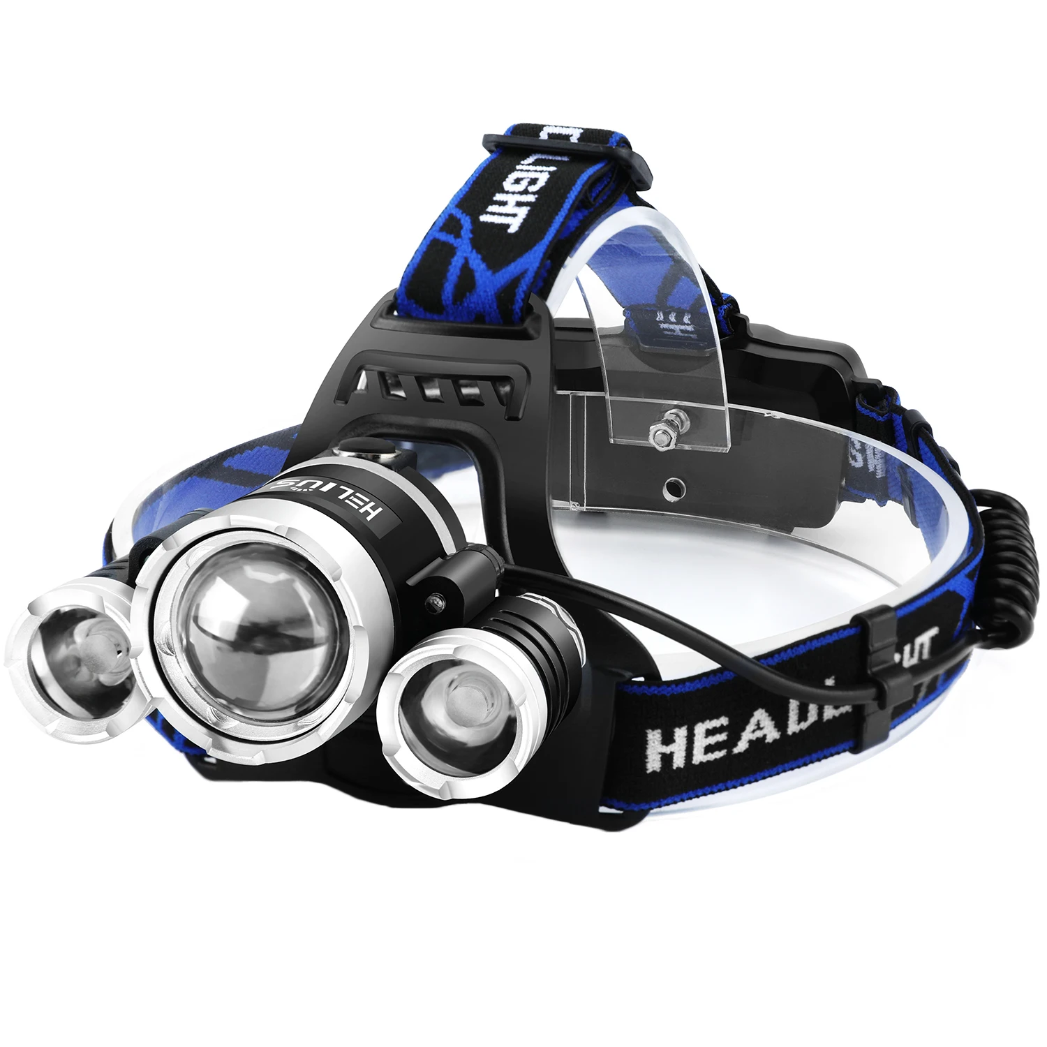 Powerful T6 LED Zoomable Headlamp Rechargeable 18650 Headlight Head Lamp NEW！ 