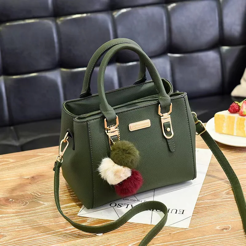 Handbag handbag 2024 new fashion Joker PU leather one-shoulder diagonal bag