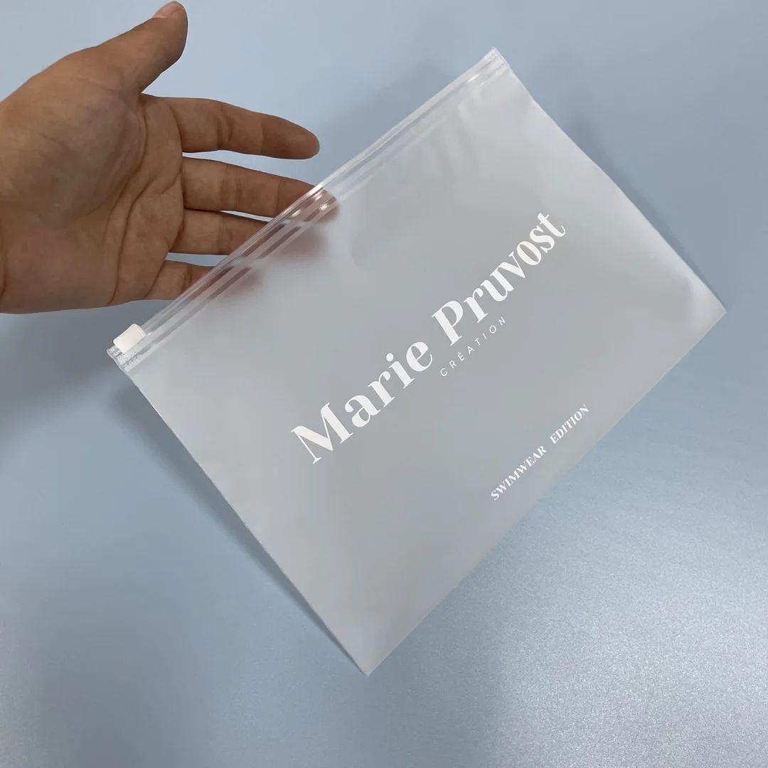 Custom Biodegradable Frosted Matte Ziplock Oem Waterproof Bag Zipper