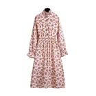 Printed Printed Flower Printed Girls' Dresses 1 Piece Dress For Women