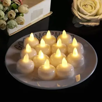 Battery operated flameless LED floating candles/candel in water with wholesale price