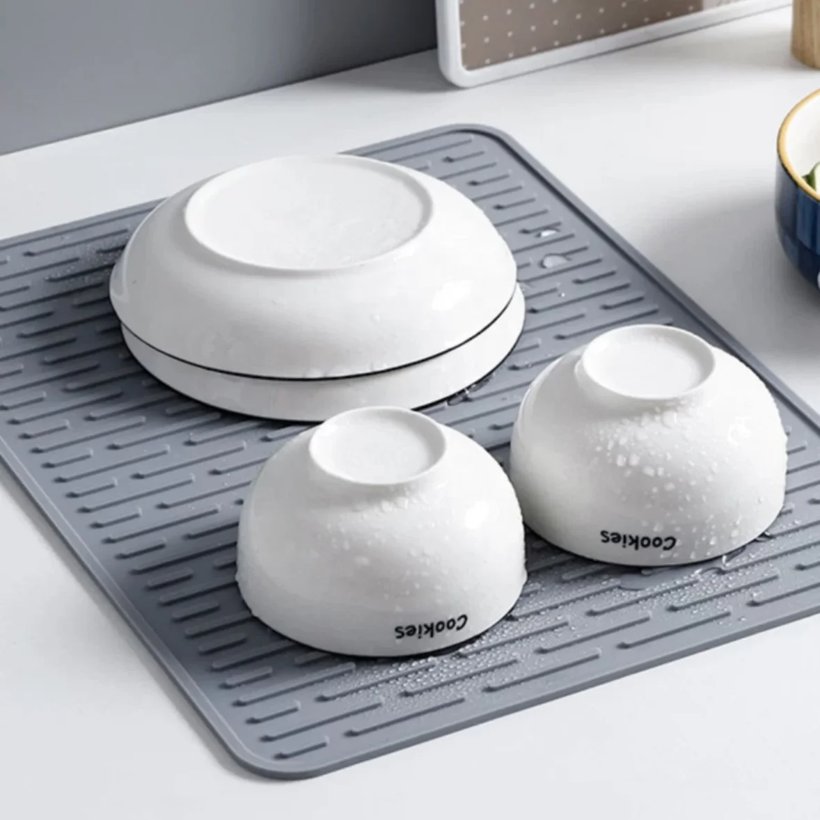 Availableheat-resistant Easy-to-Clean Kitchen Silicone Drying Mat Eco-Friendly and Food Grade Resistant Free Sample Available supplier