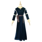 Brave Legend Melida Melida Animation Clothing Women Vintage Cosplay Dress Up