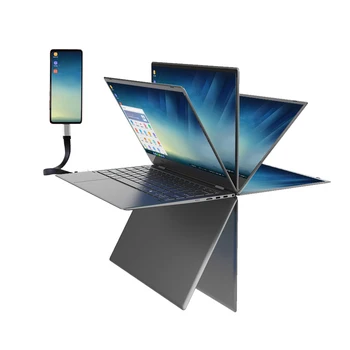 J13 13.3 inch ultra slim touchscreen display support raspberry pi optional 4K display optional 360 flexibility portable monitor