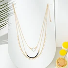 Necklace New Colorful Multi Layer Necklace Beads Pendant Necklace